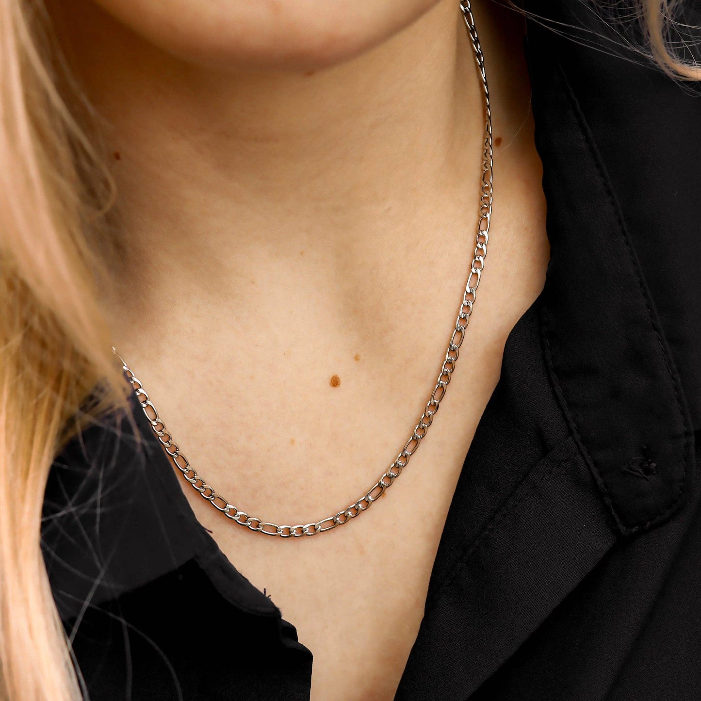 18" Figaro Chain Necklace