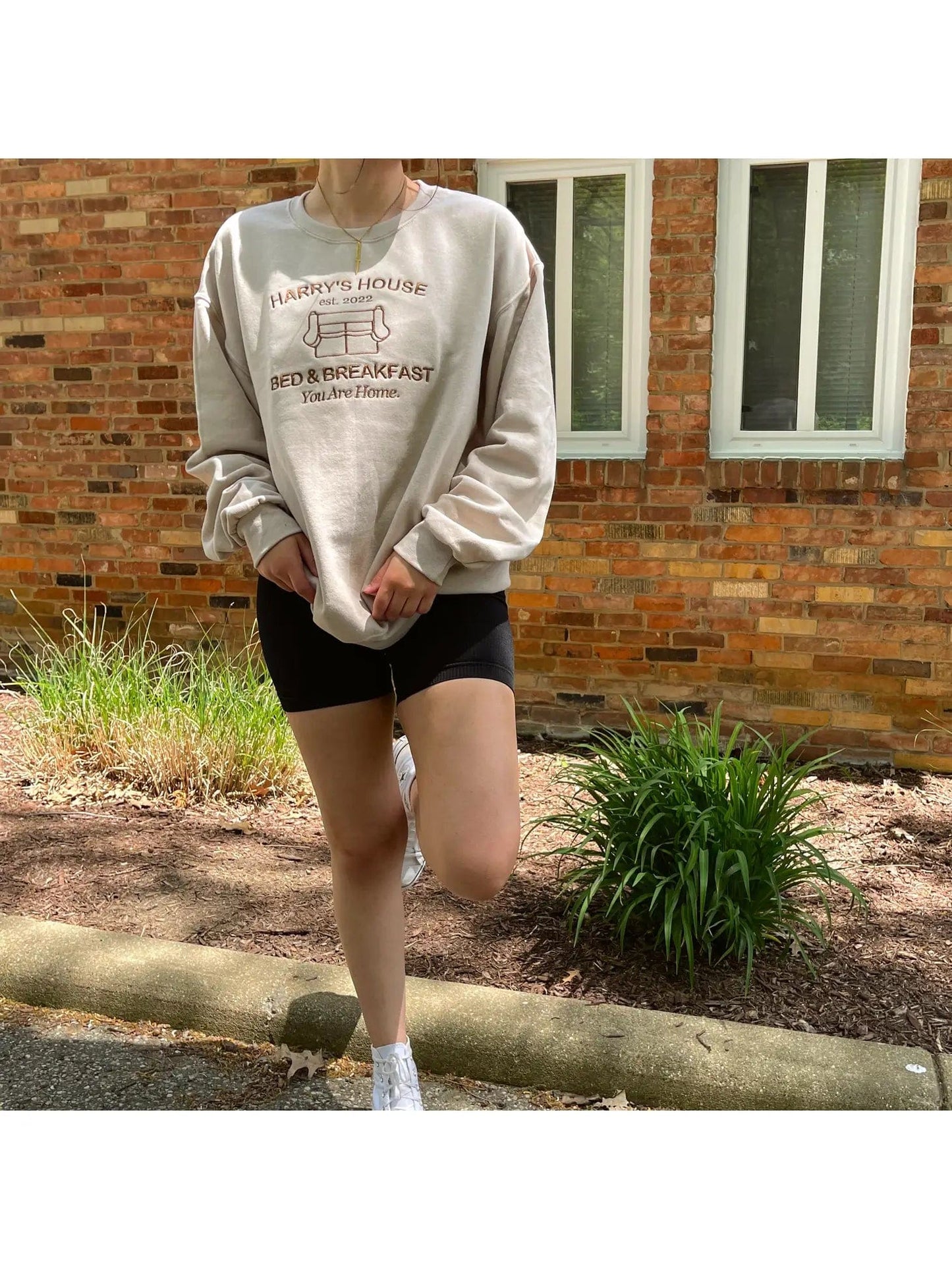 Harry Styles Embroidered Crewneck
