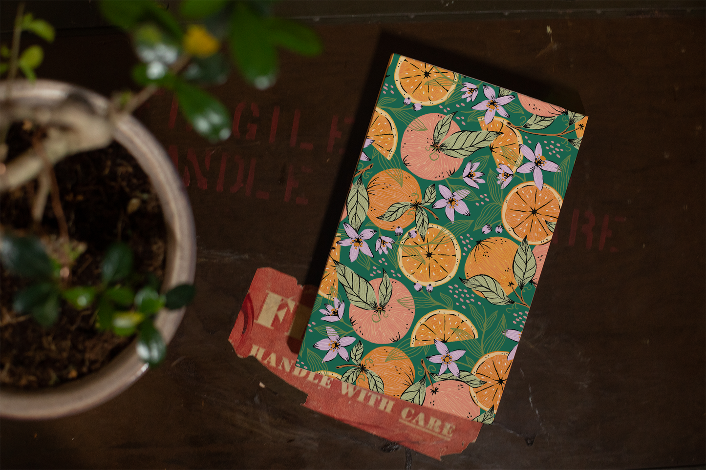 Orange Orchard Notebook