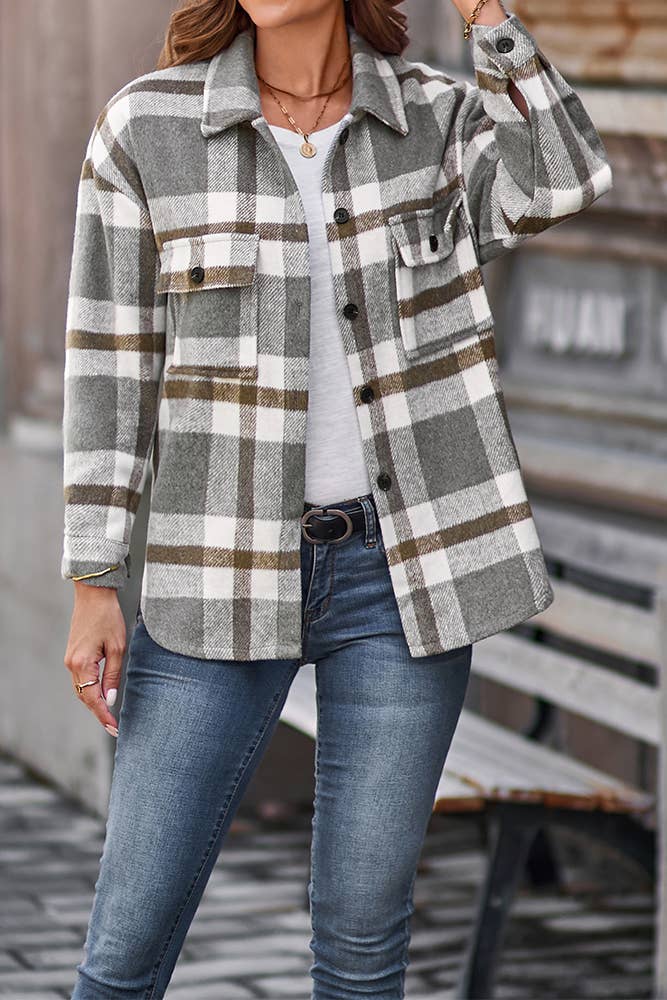 Remi Plaid Shacket