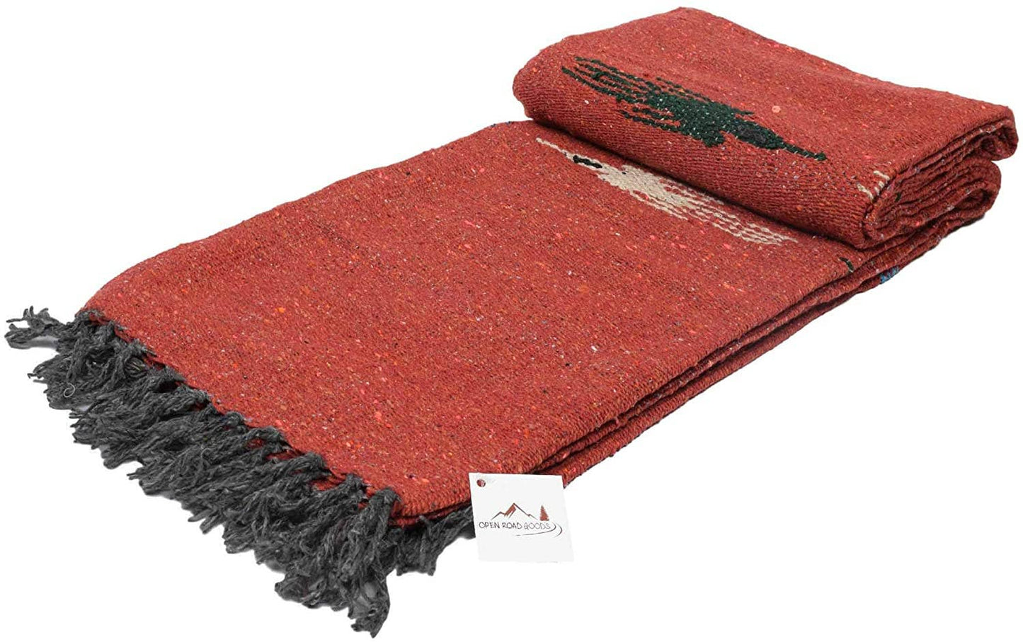 Rust Baja Thunderbird Mexican Blanket