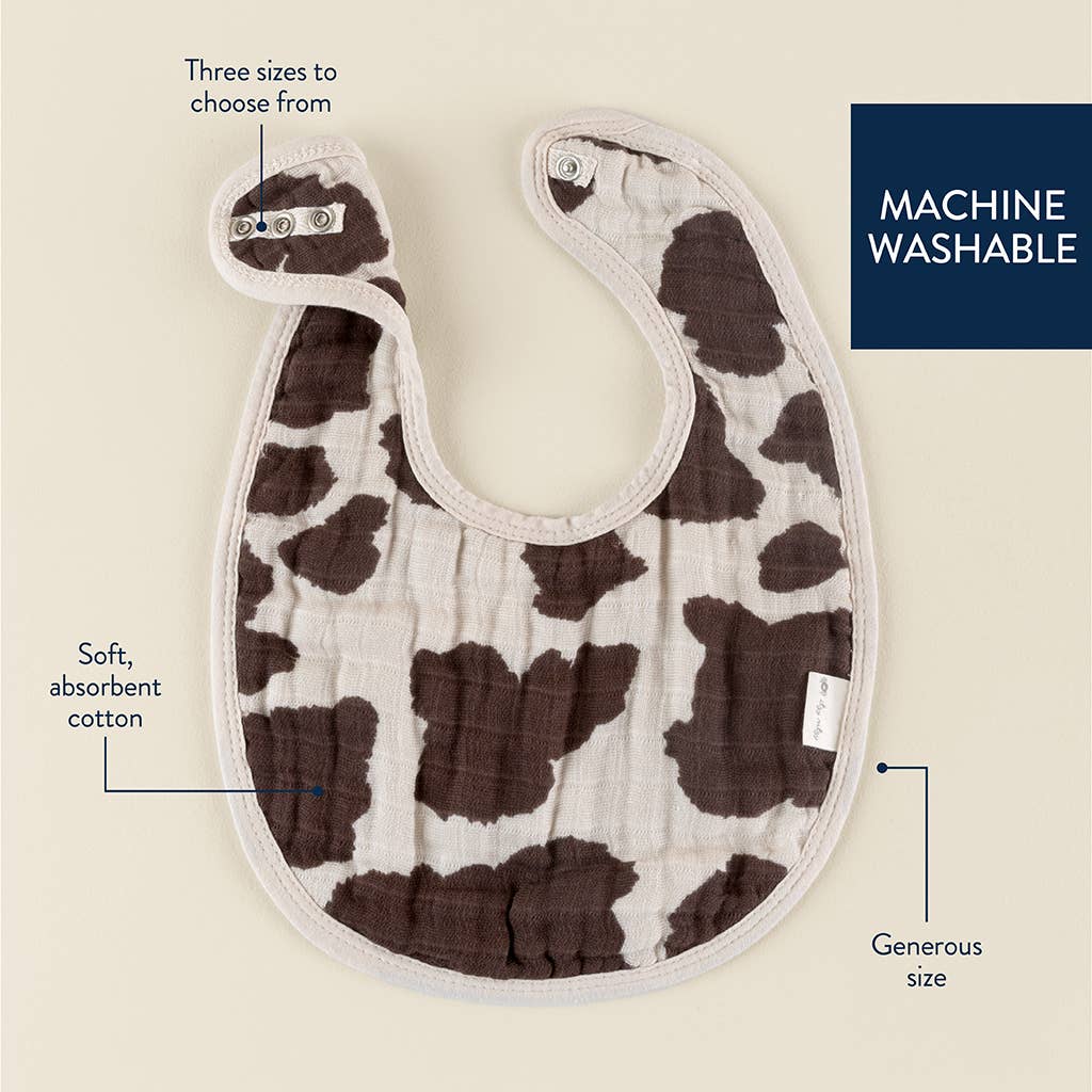 Cow Print Itzy Bibs™