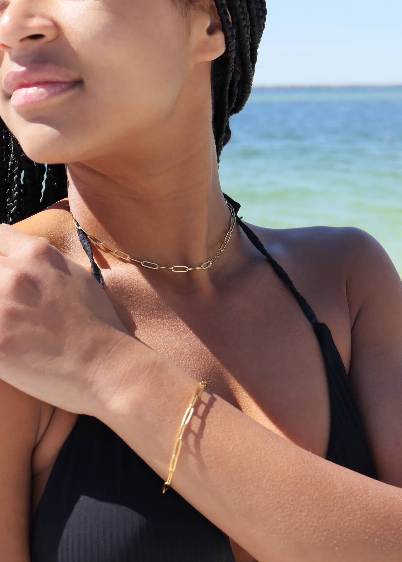 Grande So Classic Paperclip Necklace