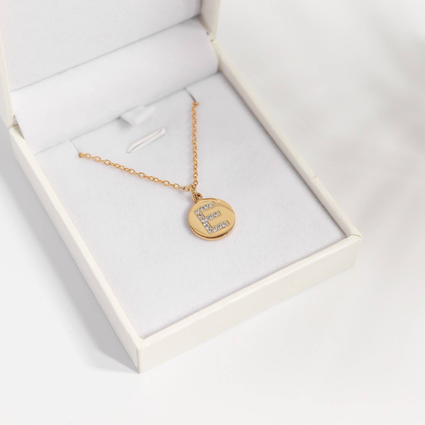 Gold 16" Stainless Steel Chain Necklace