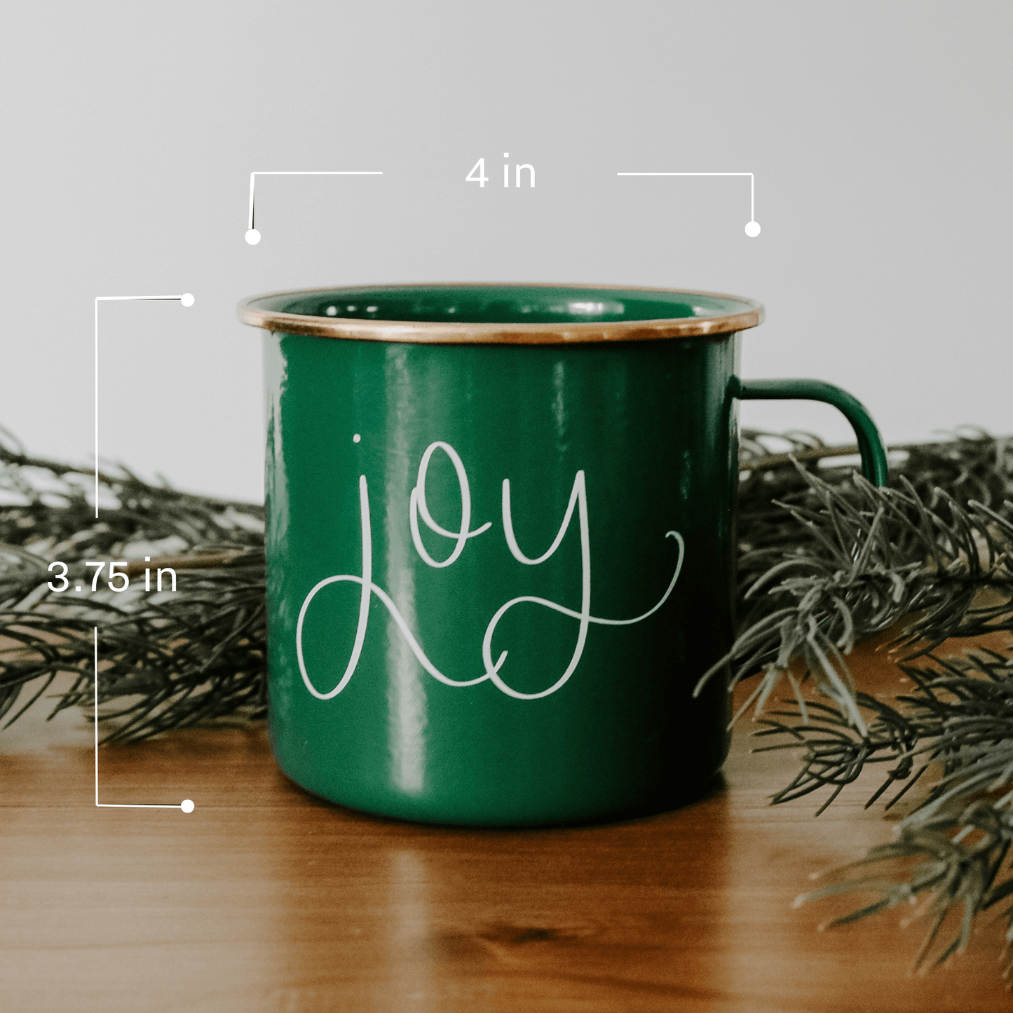 Joy Coffee Mug - Christmas Home Decor & Gifts