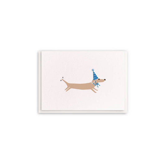 Party Dog, Enclosure Dog Greeting Card