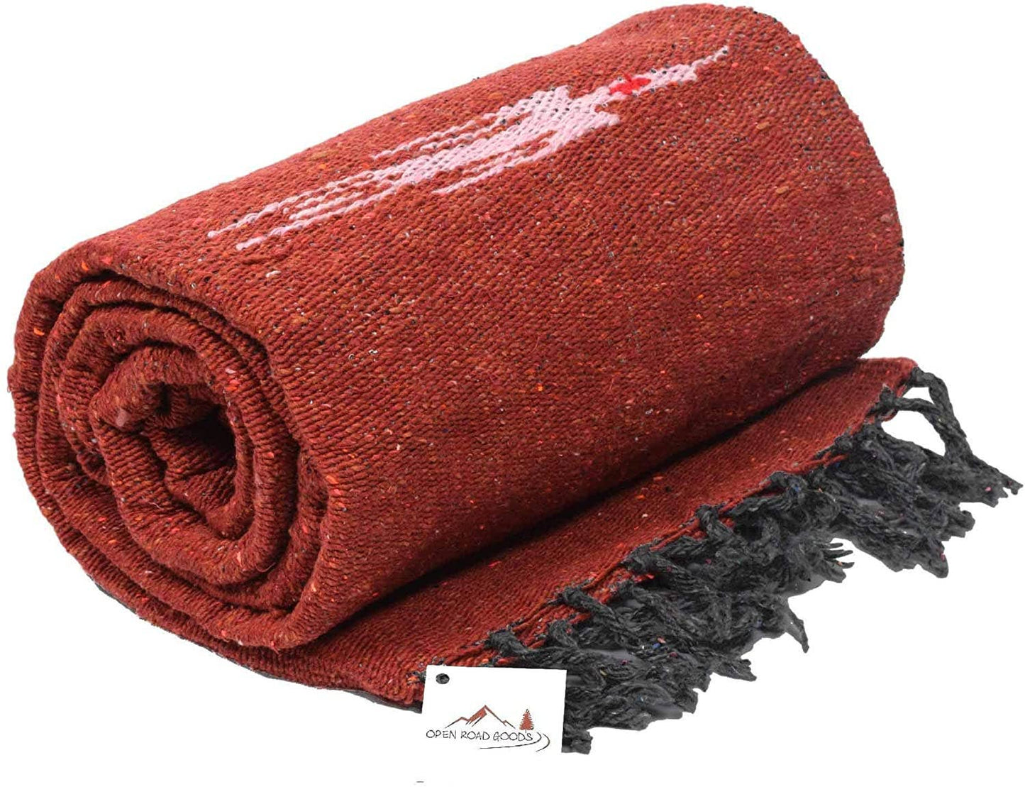 Rust Baja Thunderbird Mexican Blanket
