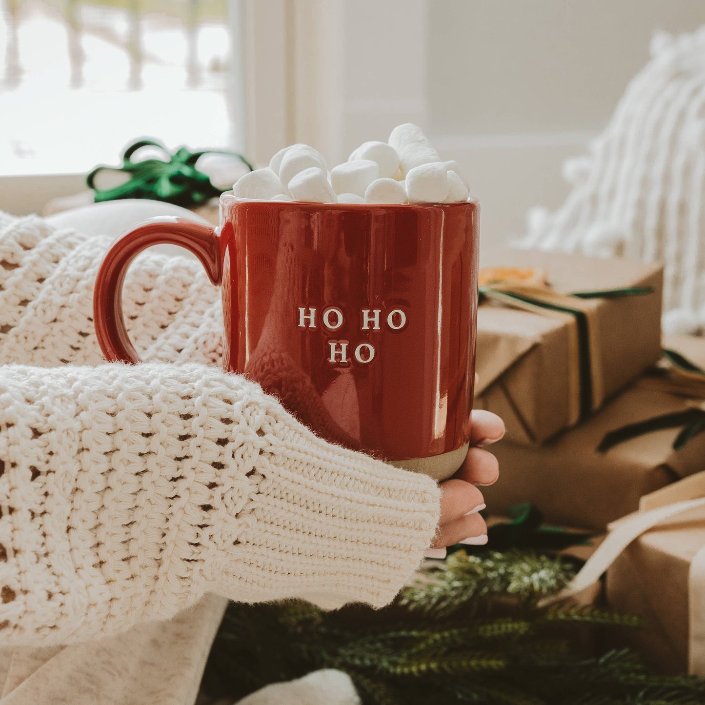 Ho Ho Ho Stoneware Coffee Mug