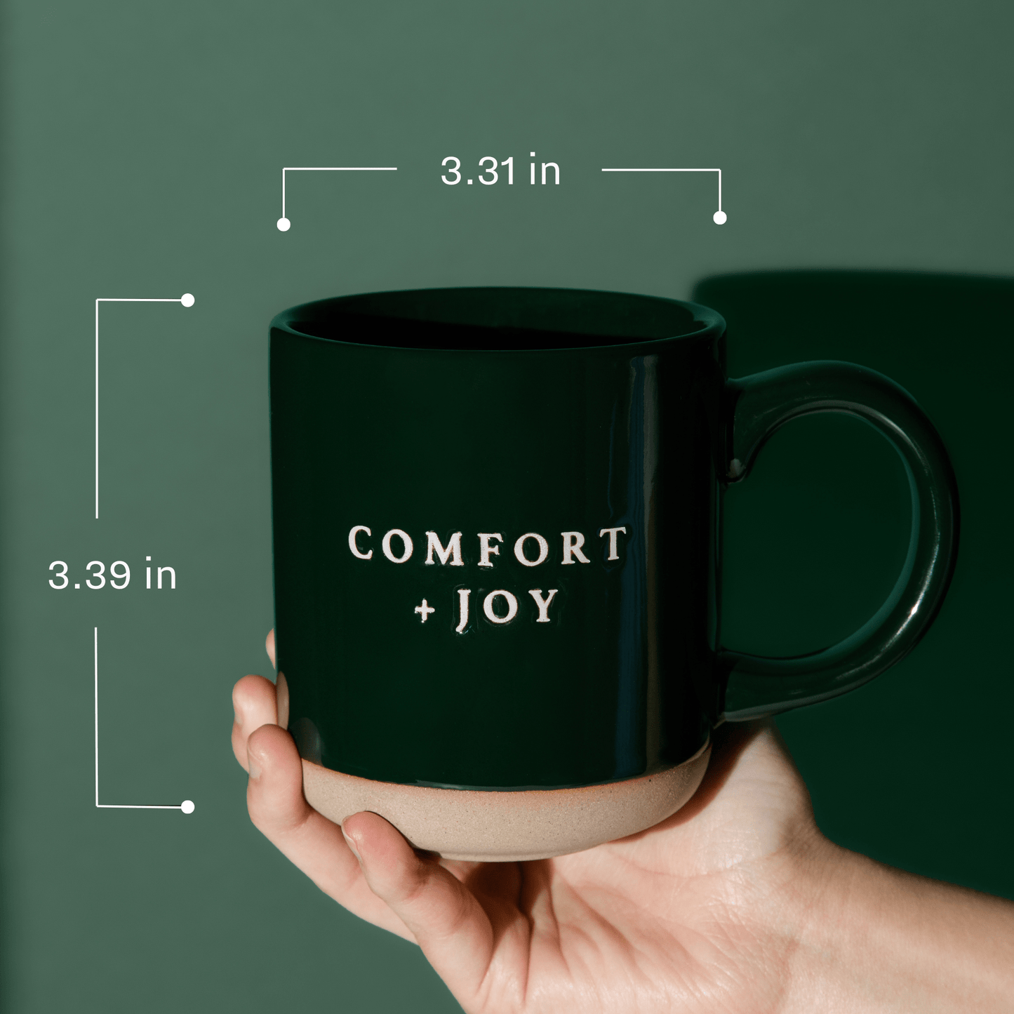 *NEW* Fa La La Stoneware Coffee Mug - Christmas Decor & Gift