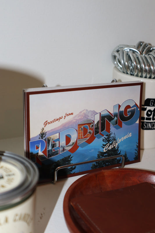 Greetings From Redding CA Post Card