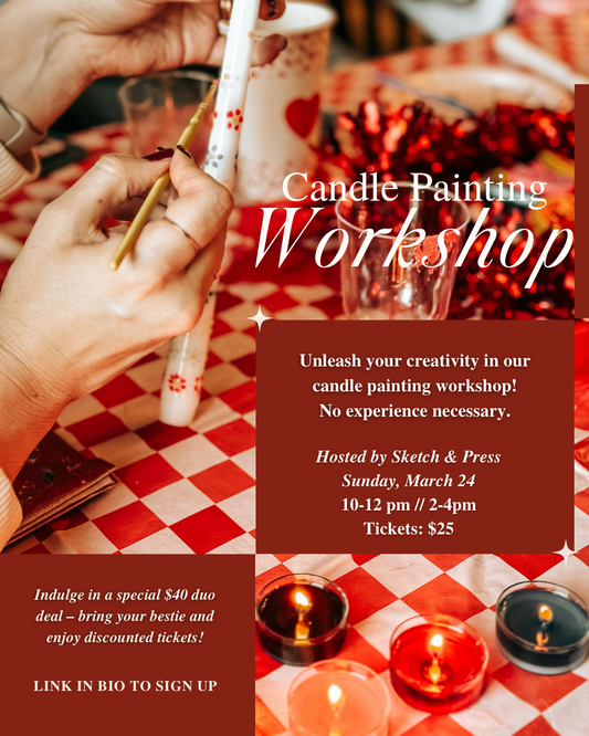 Candle Painting Workshop