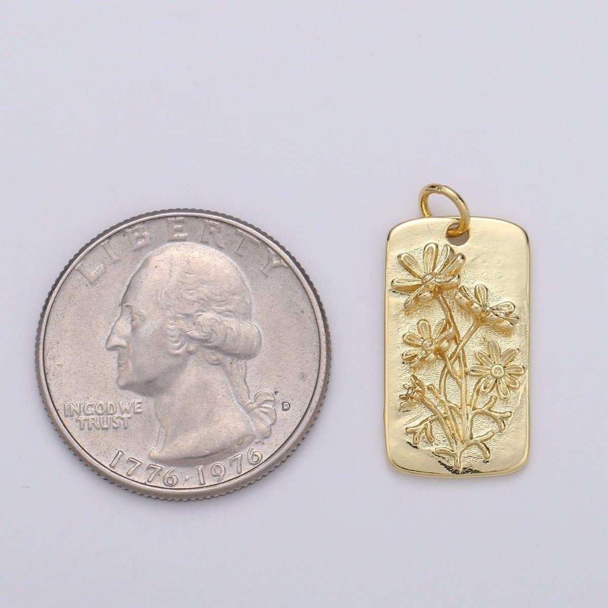 Daisy Tag Charm