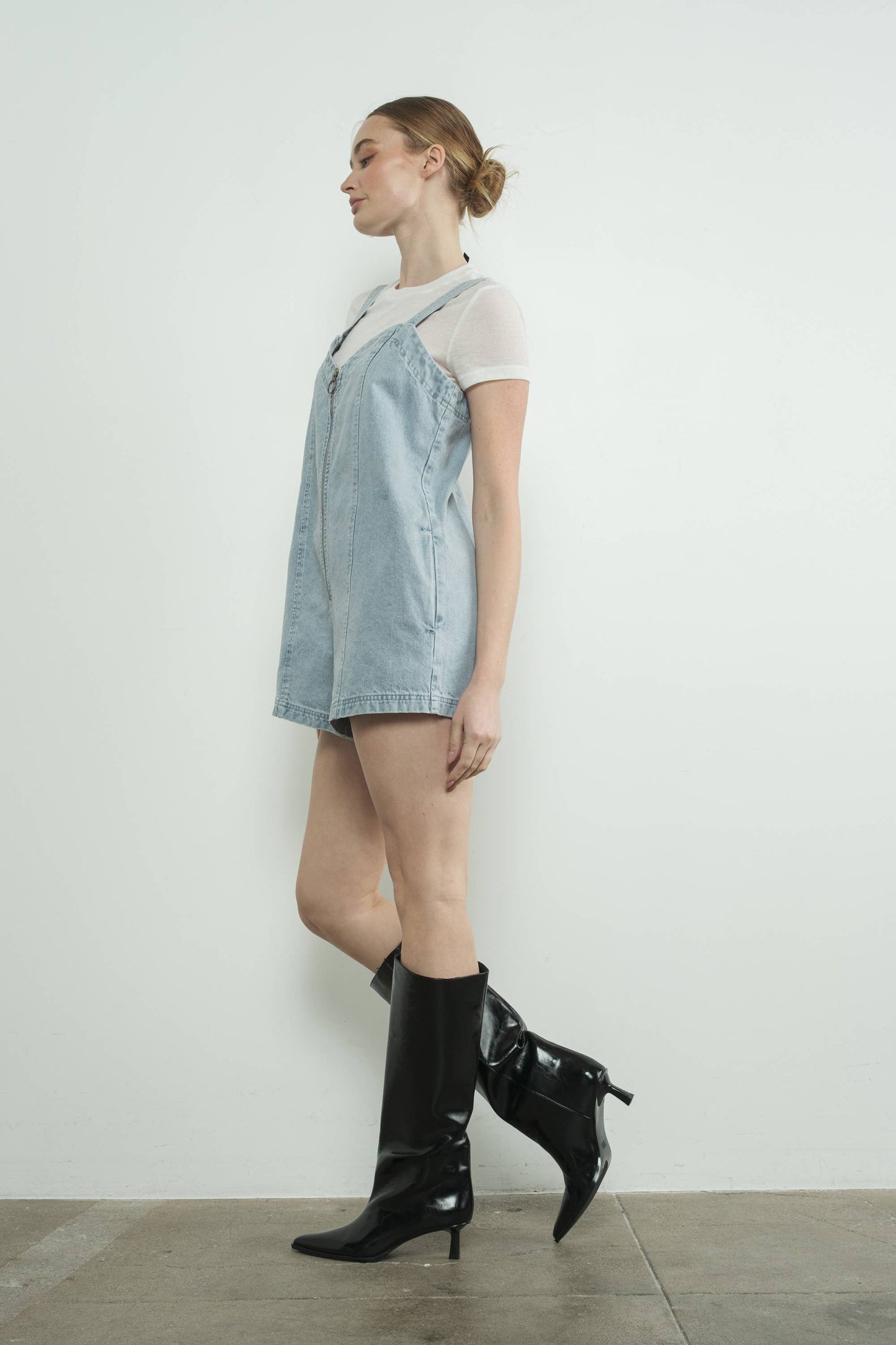 Sweetheart Zip Romper