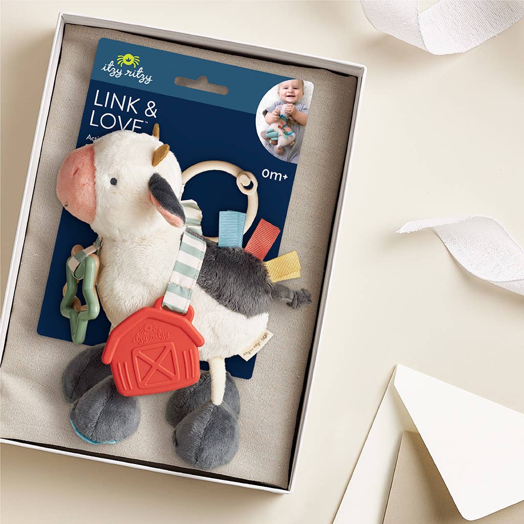 Cow Link & Love™ Activity Plush
