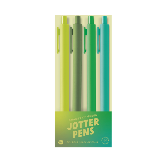 Shades of Green Gradient Jotter Sets