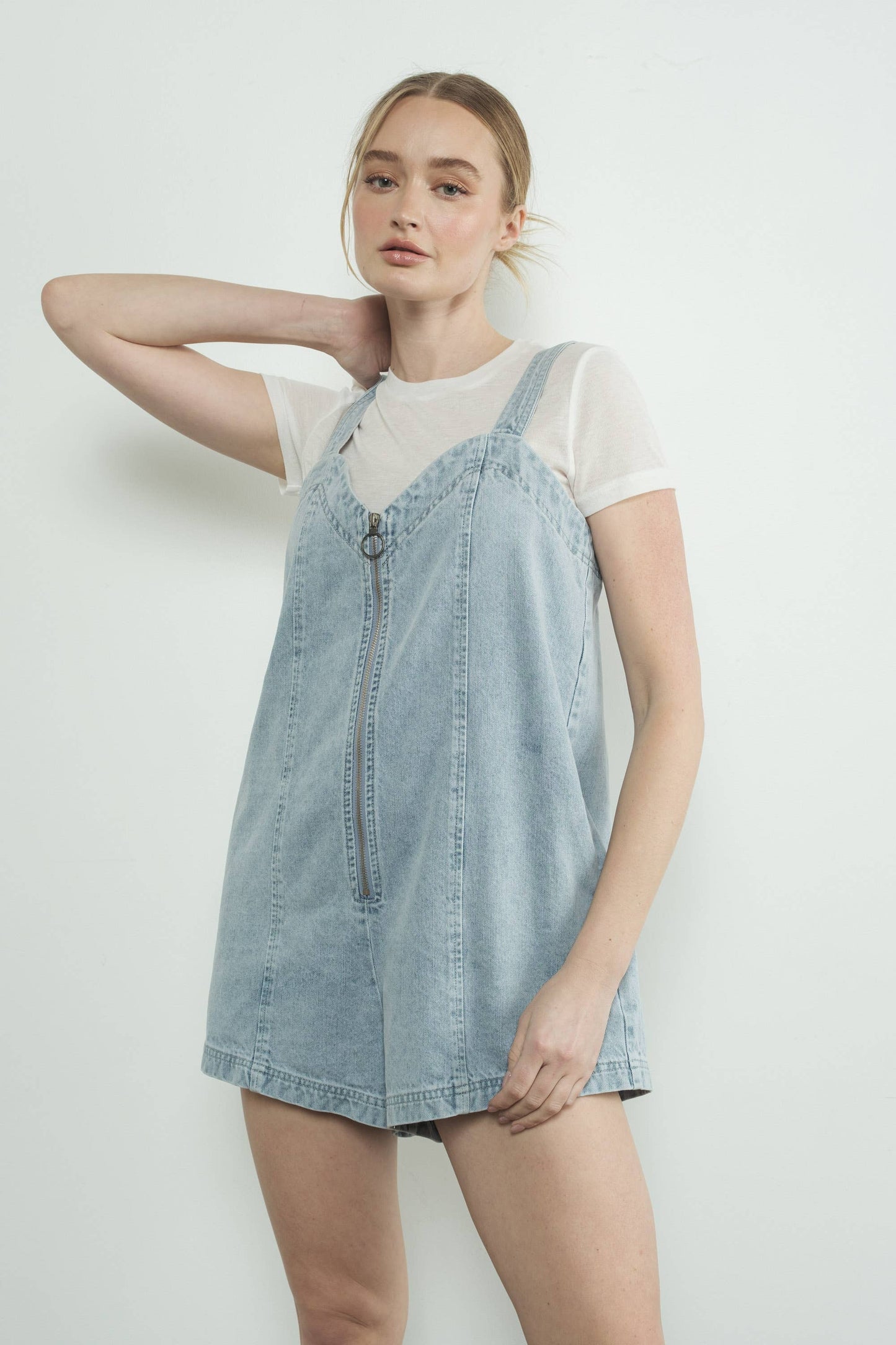 Sweetheart Zip Romper
