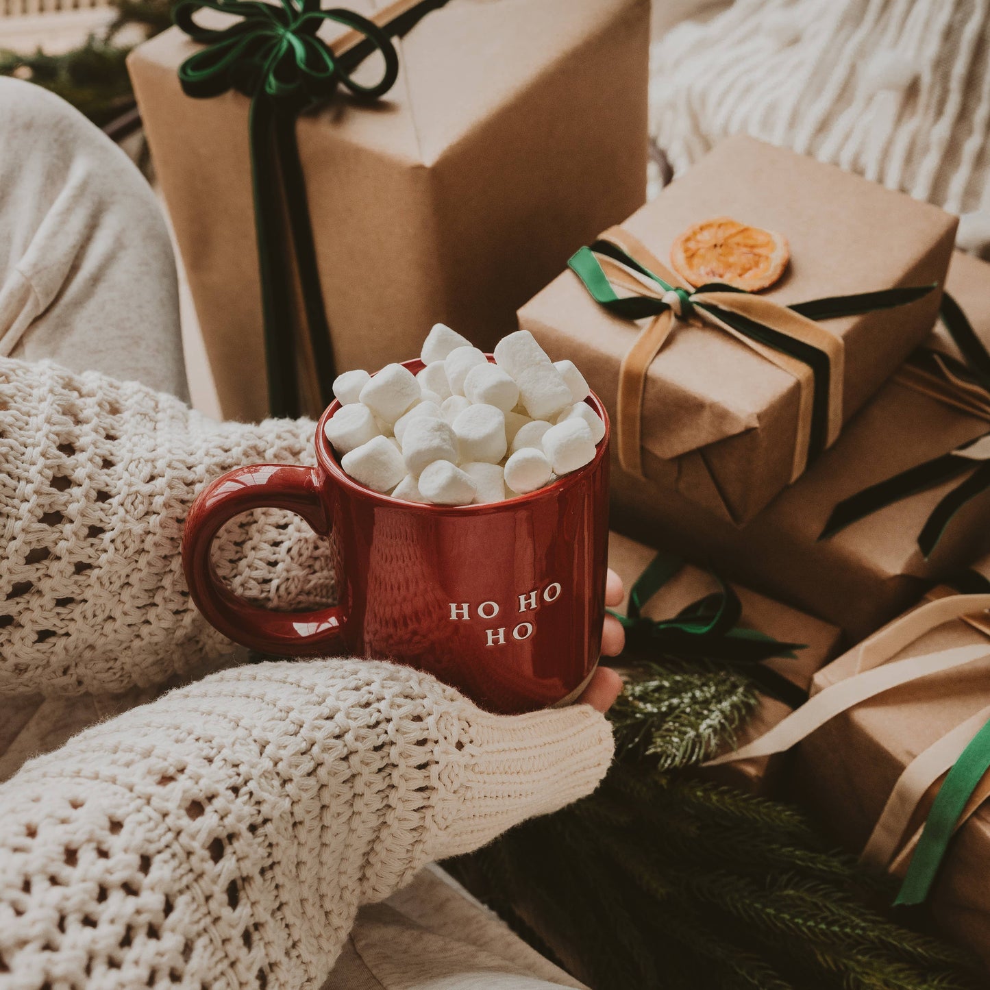 Ho Ho Ho Stoneware Coffee Mug