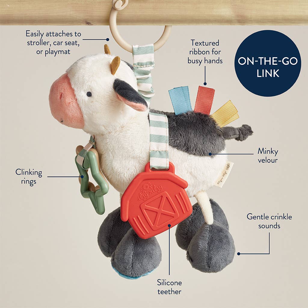 Cow Link & Love™ Activity Plush