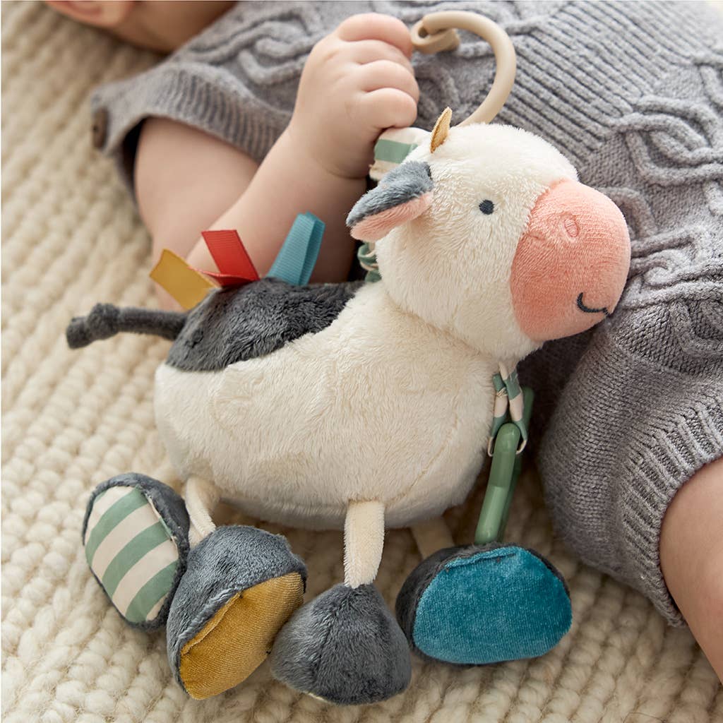 Cow Link & Love™ Activity Plush