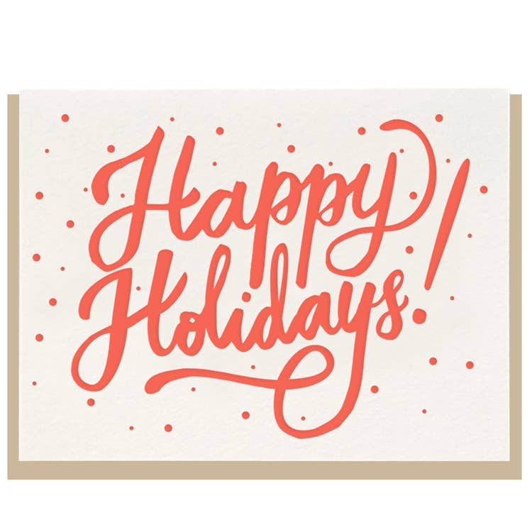 Holiday - Letterpress Card