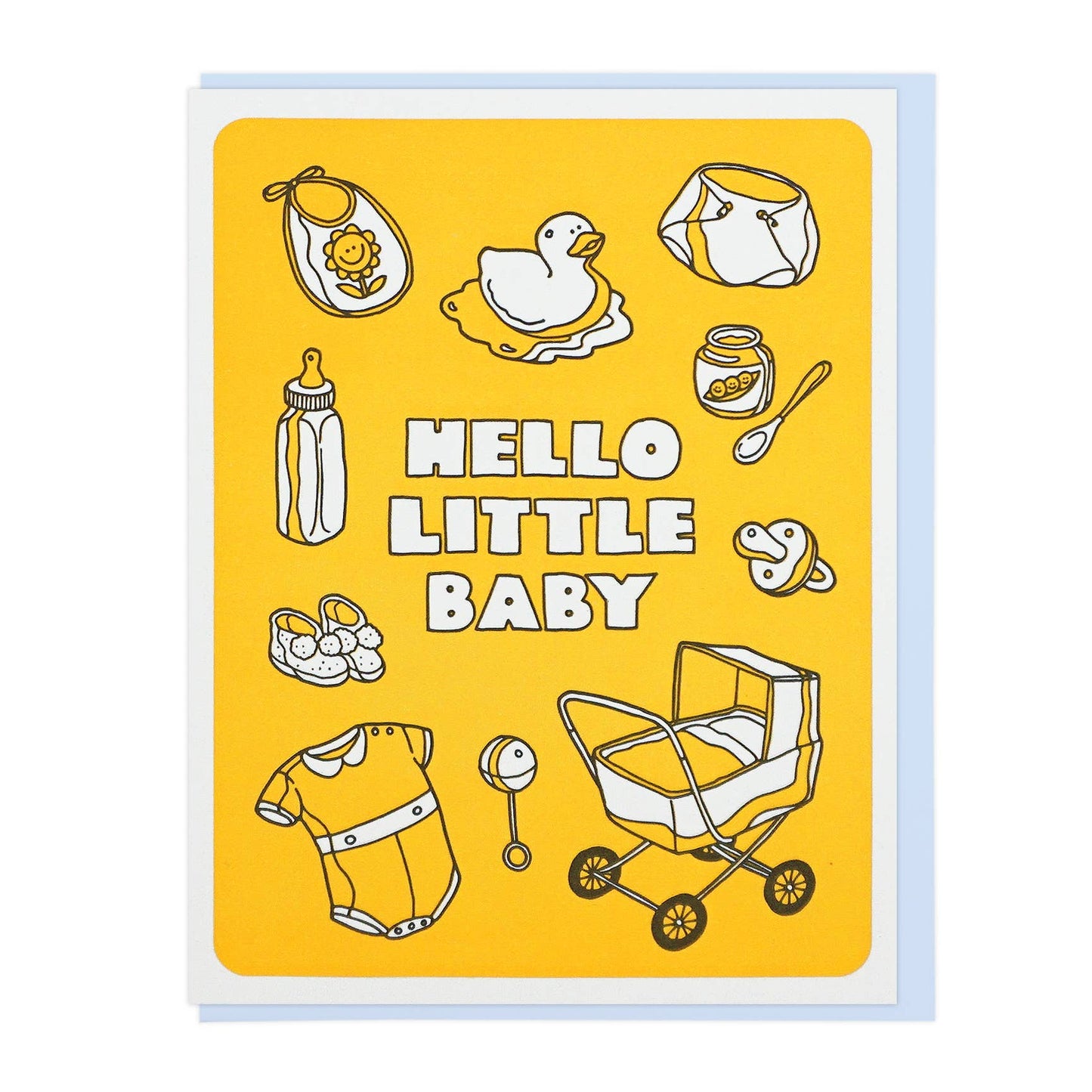 Tarjeta de felicitación Hello Little Baby POS
