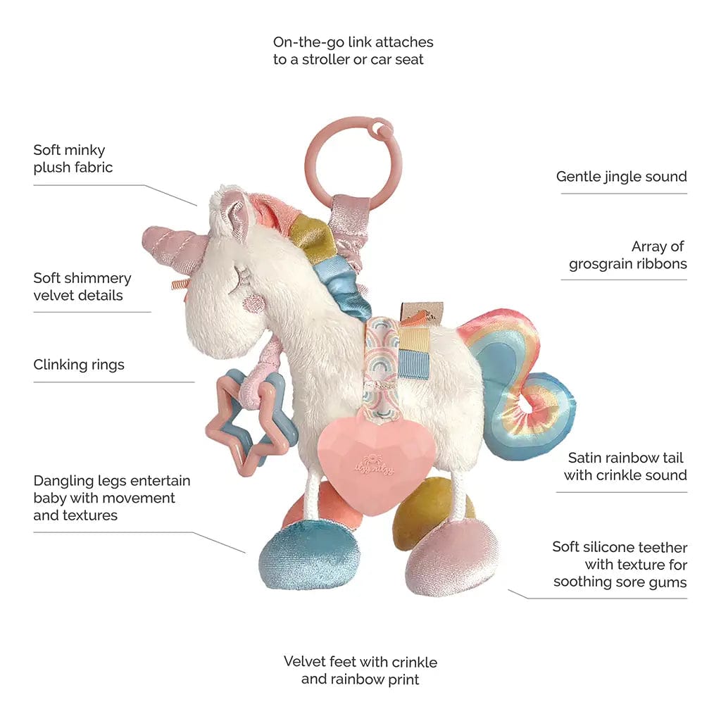 Link & Love™ Unicornio Actividad Peluche POS