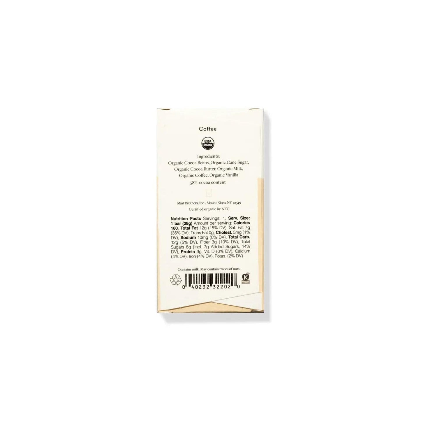 Coffee Chocolate Mini 28g/1oz Bar