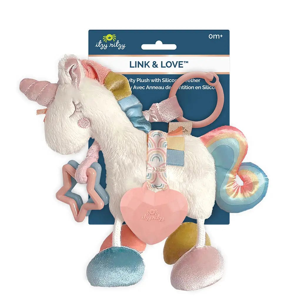 Link & Love™ Unicornio Actividad Peluche POS