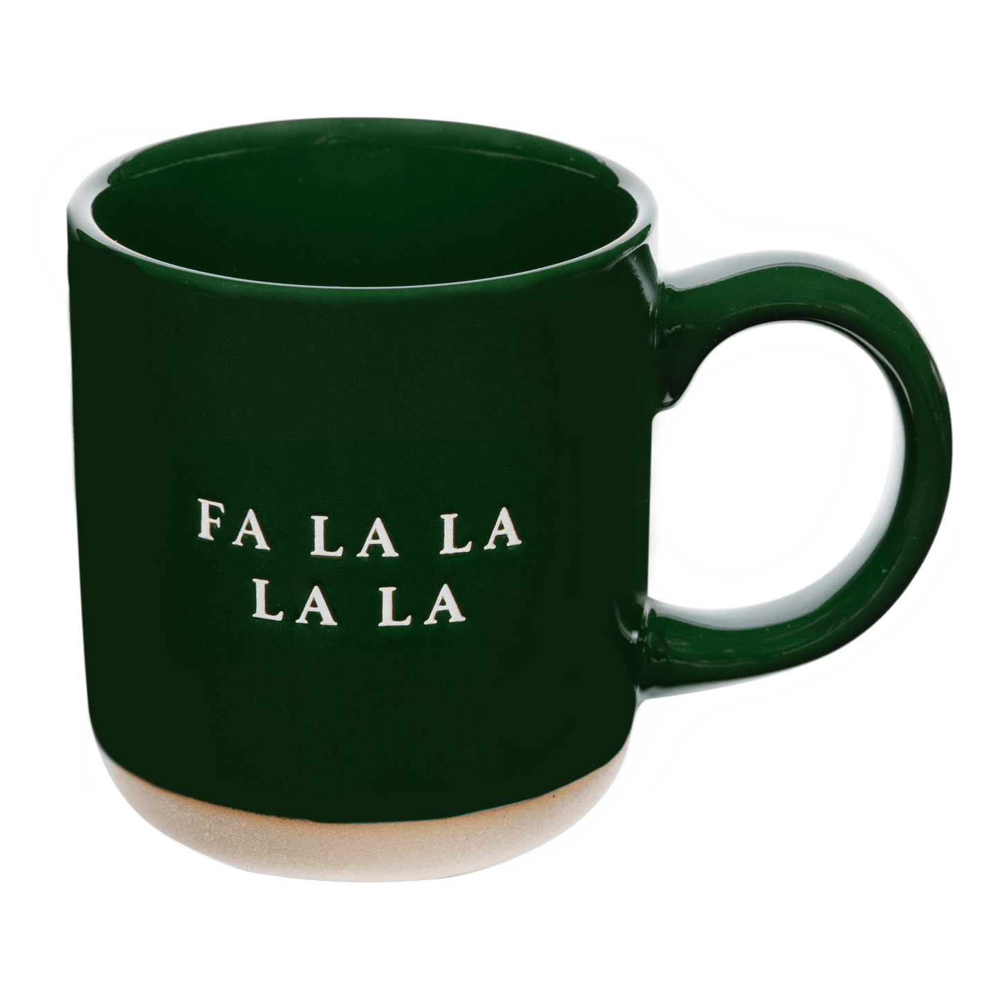 *NEW* Fa La La Stoneware Coffee Mug - Christmas Decor & Gift