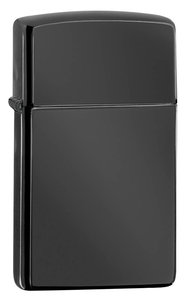 Slim High Polish Black Lighter