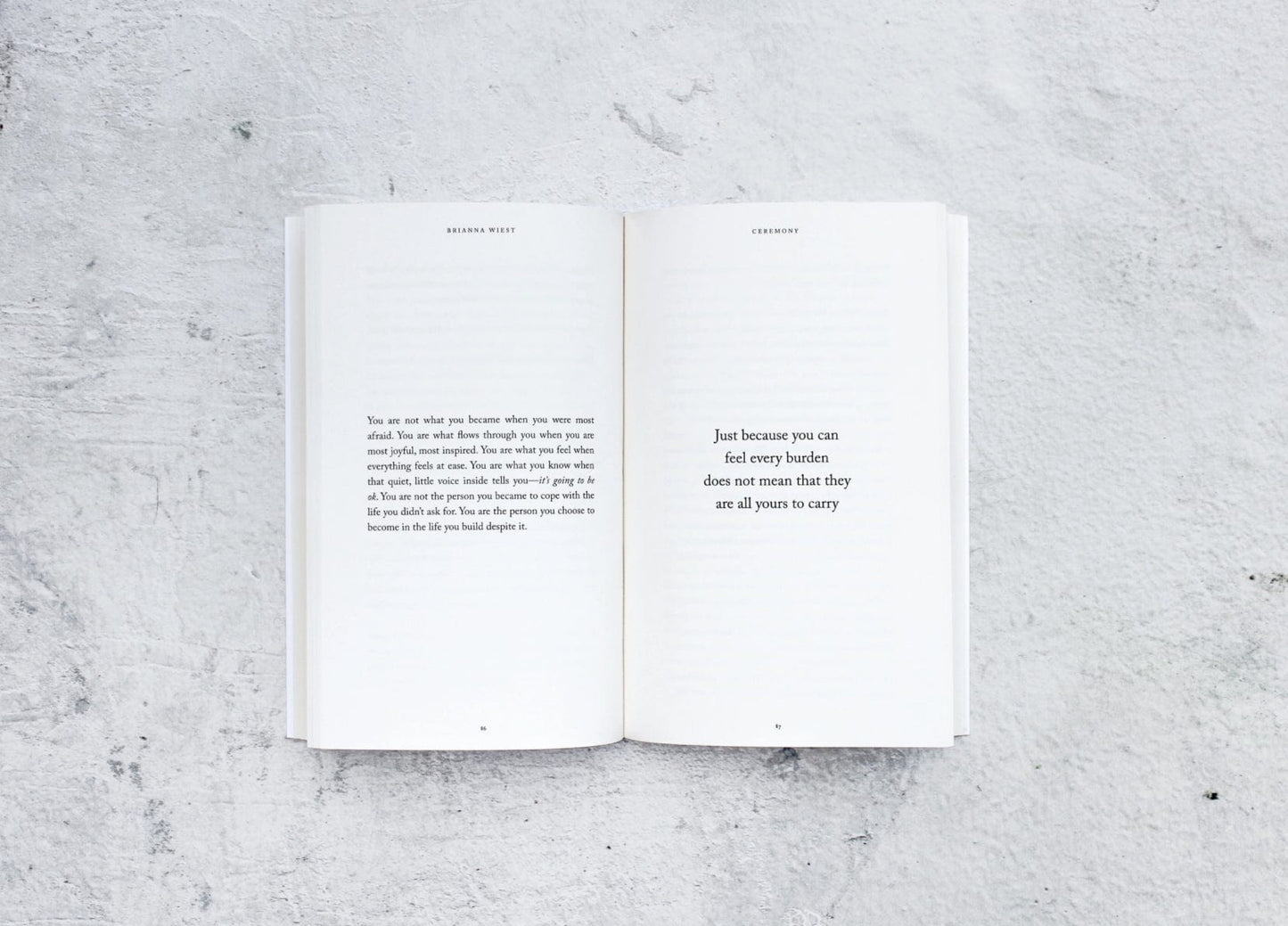 Ceremony Book