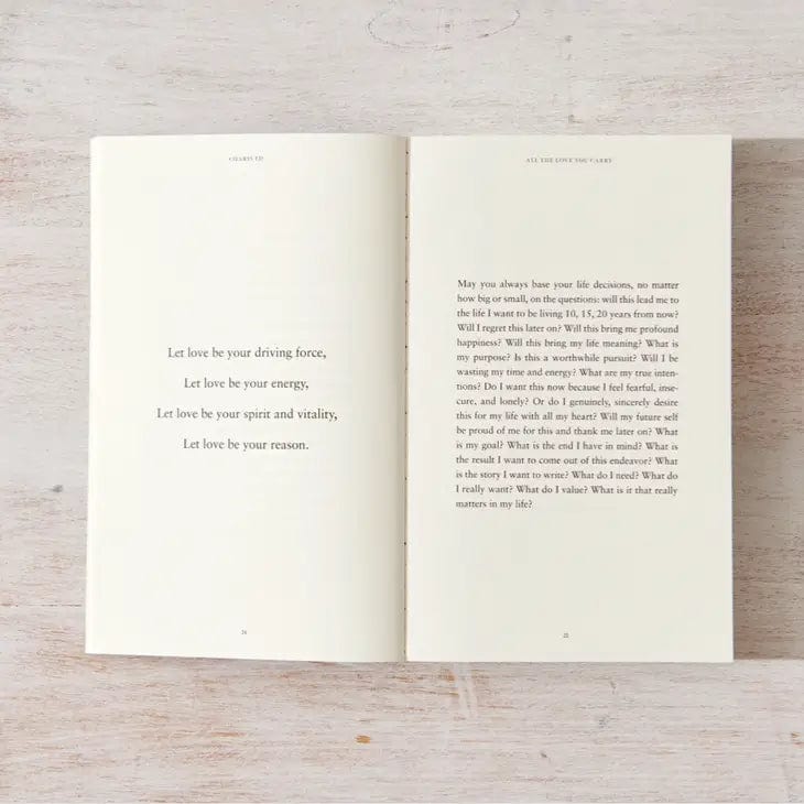 All The Love You Carry Book