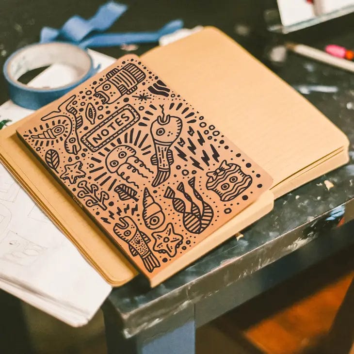 Seascape Kraft Layflat Notebook