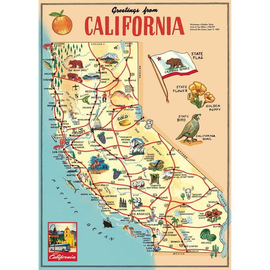 Greetings from California: 20x28 Poster