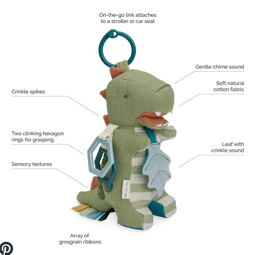 Dino Activity Peluche con Mordedor Juguete POS