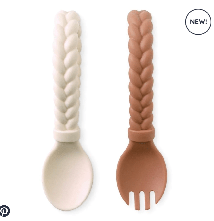 Buttercream + Toffee Sweetie Spoons™ Spoon + Fork Set