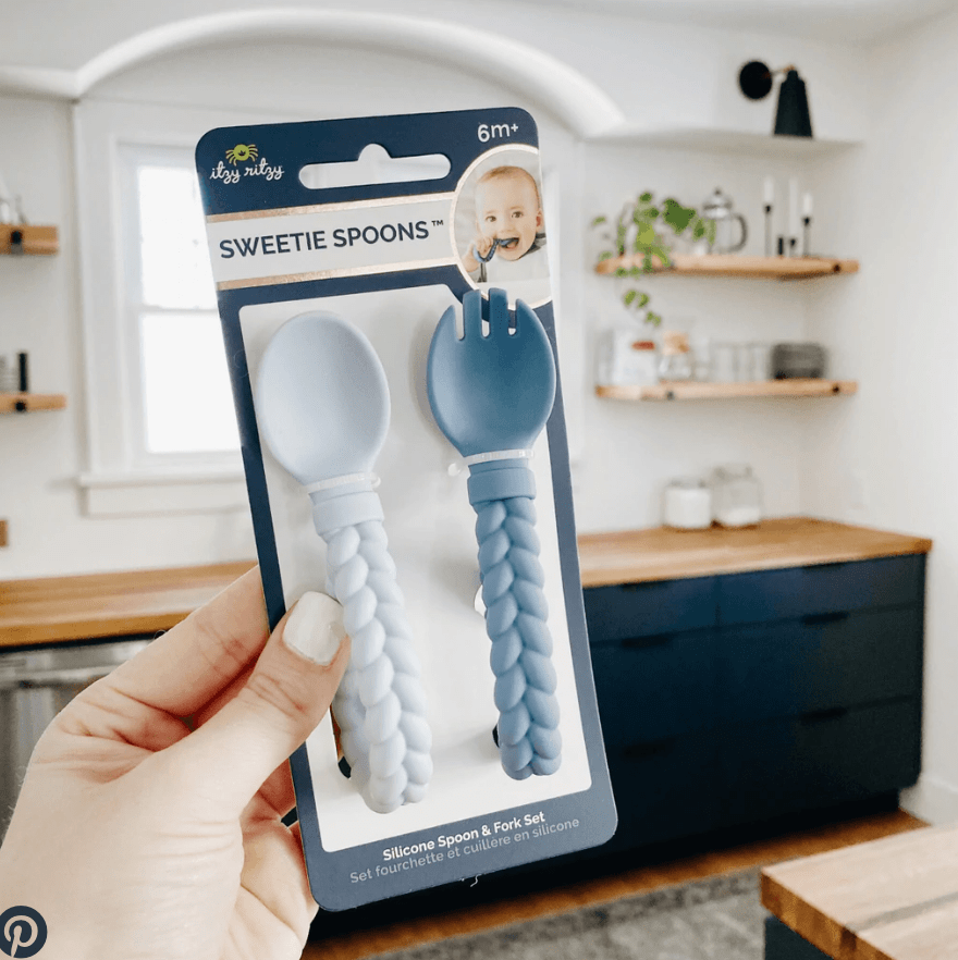 Juego Cuchara + Tenedor Sweetie Spoons™ Azul POS