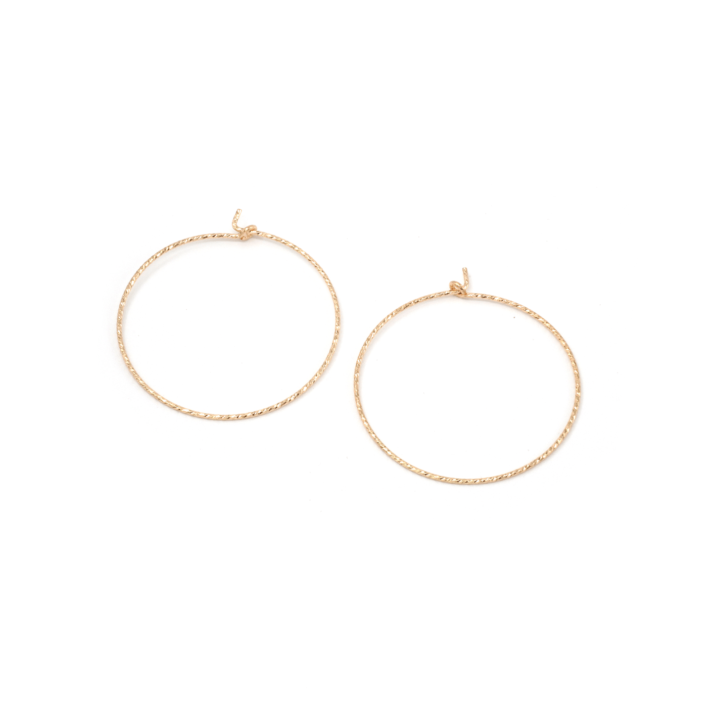 Medium Sparkle Hoops