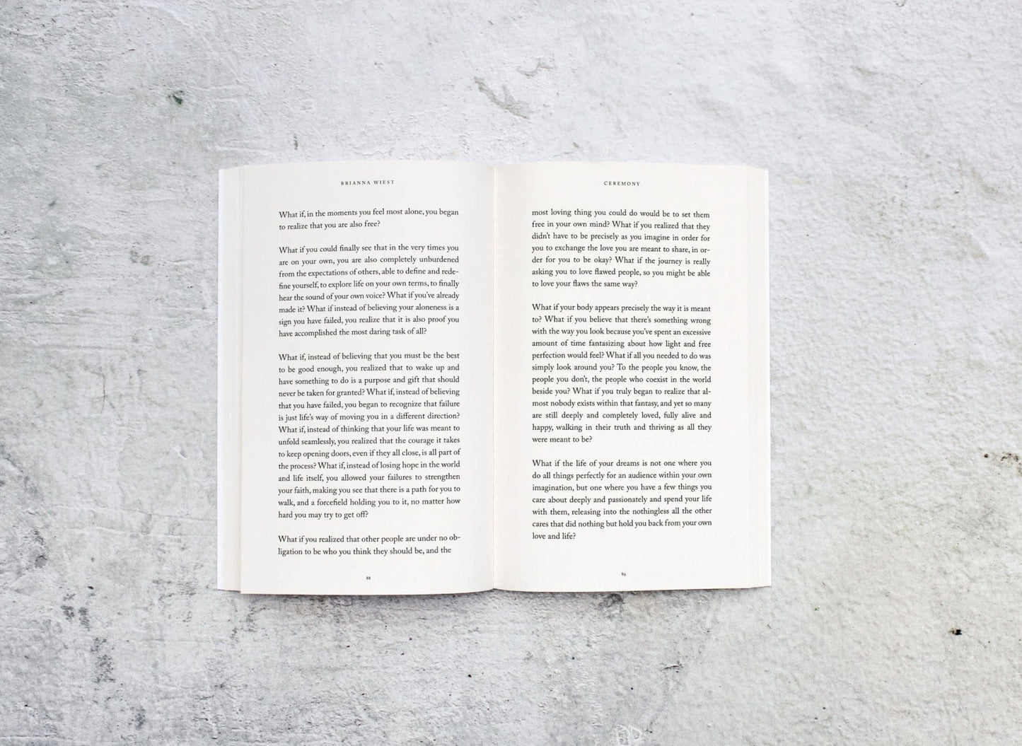 Ceremony Book