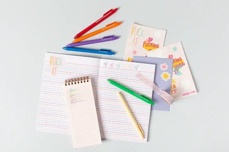 No Worries - Jotter Sets - 6 pack