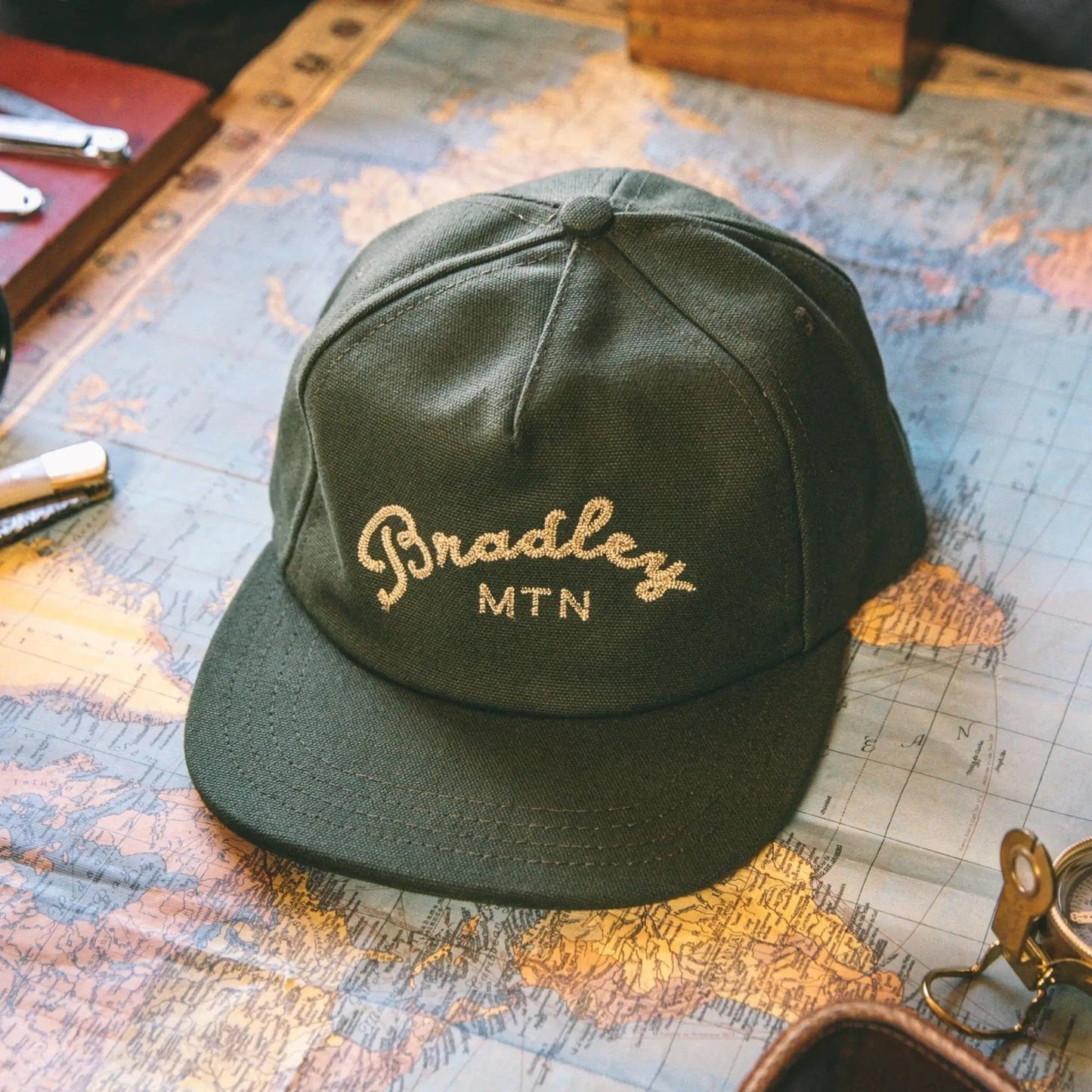 Chainstitch Camper Hat - Olive