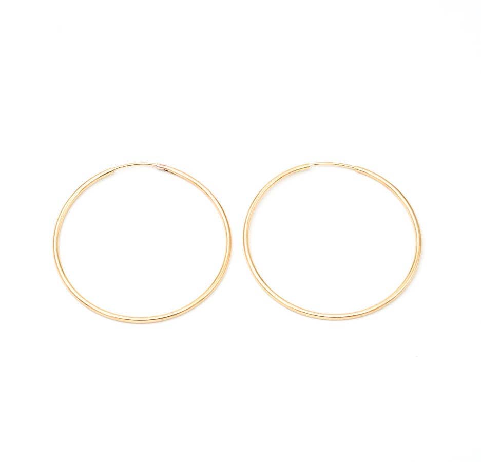 Gold Filled Hoops