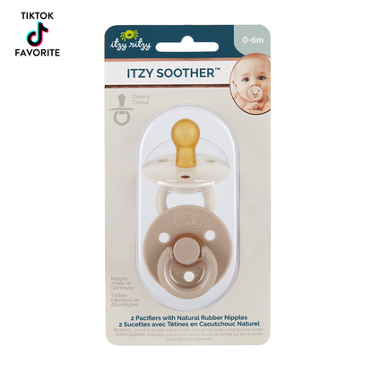 Itzy Soother™ Natural Rubber Paci Set