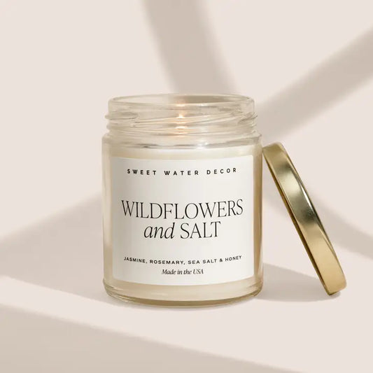 Wildflowers and Salt Soy Candle