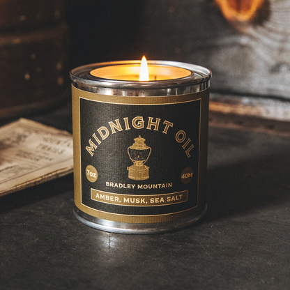 Midnight Oil Travel Candle