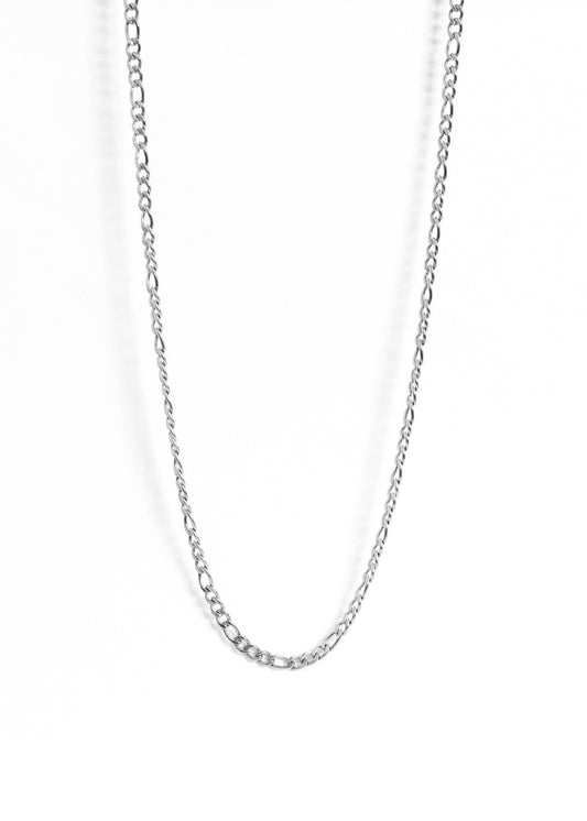 Stainless Steel Figaro Chain Necklace