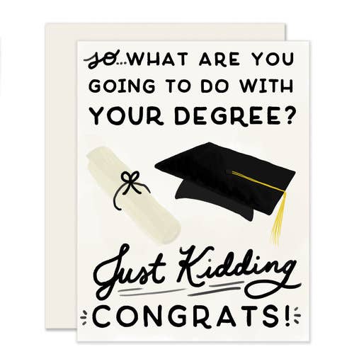 Congrats Grad Greeting Card