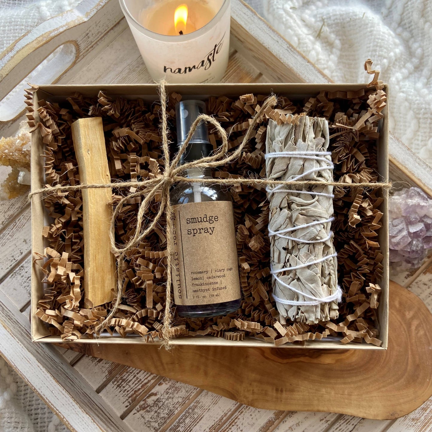 Essential Oils & Self Care Gifts - Smudge Bundle Gift Set