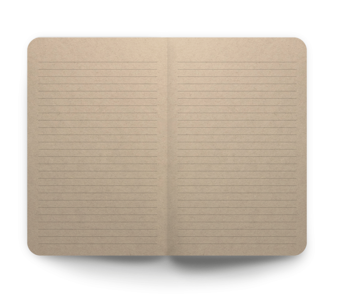 Cabin Deco Kraft Layflat Notebook