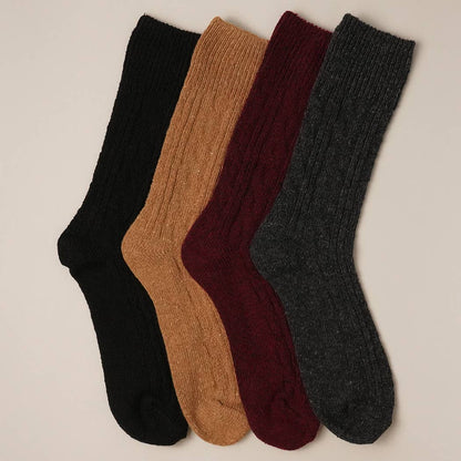 Women's Knitted Wool Blend Socks